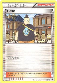 Pokemon Card Promo - Kalos Starter Set 39/39 - TIERNO (rare)