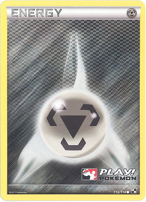 Pokemon Card - Play! Pokemon Promo 112/114 - METAL ENERGY