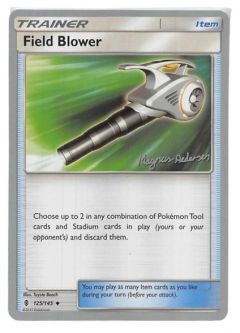 Pokemon Card Promo - 2018 World Championships 125/145 - FIELD BLOWER [Magnus Pedersen]