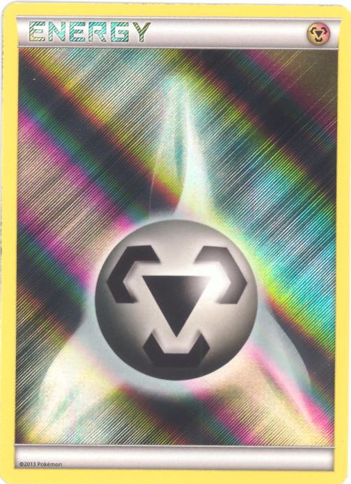 Pokemon Card Promo METAL ENERGY (2013)(REVERSE holofoil) Toys, Plush