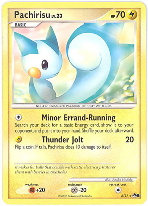 Pokemon Card - POP #6 Promo 4/17 - PACHIRISU