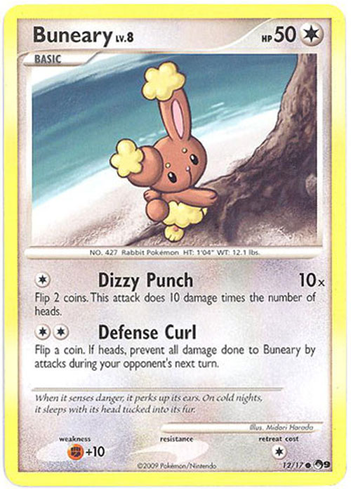 Pokemon Card - POP #9 Promo 12/17 - BUNEARY