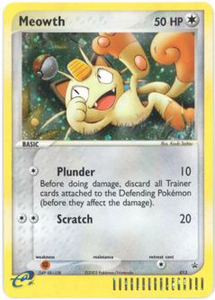 Pokemon Card Promo #013 - MEOWTH (holo-foil)