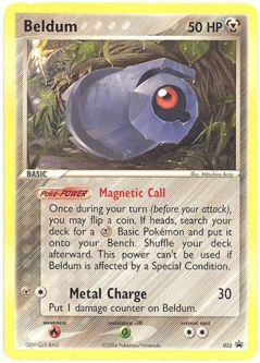 RARE #022 BELDUM POKEMON BLACK STAR PROMO CARD