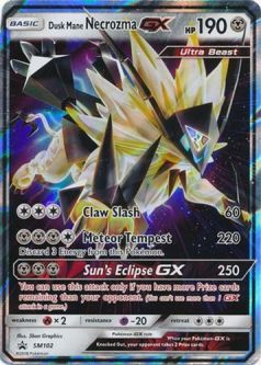 Pokemon Card Promo #SM102 - DUSK MANE NECROZMA GX (holo-foil)