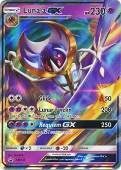 Pokemon Card Promo #SM103 - LUNALA GX (holo-foil)