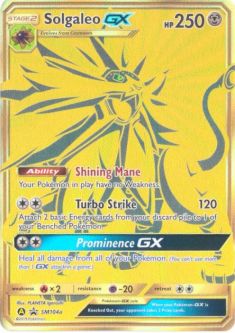 Pokemon Card Promo #SM104a - SOLGALEO GX (holo-foil)