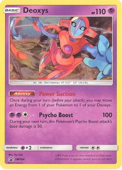 Pokemon Card Promo #SM164 - DEOXYS (holo-foil)
