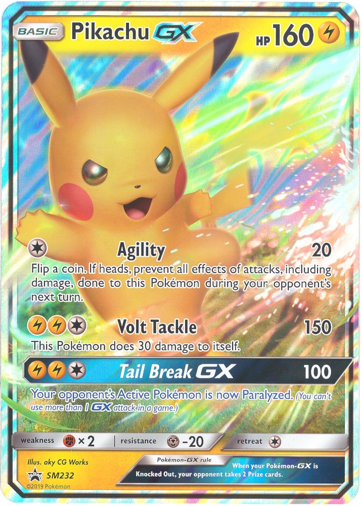 pokemon tcg pikachu gx