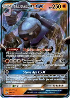 Pokemon Card Promo #SM239 - CARRACOSTA GX (holo-foil)