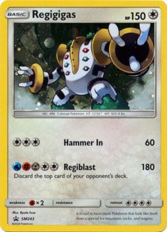 Pokemon Card Promo #SM243 - REGIGIGAS (holo-foil)