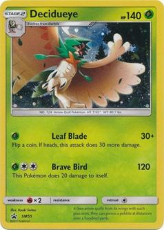 Pokemon Card Promo #SM55 - DECIDUEYE (holo-foil)