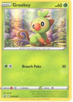 Pokemon Card - S&S Promo SWSH001 - GROOKEY