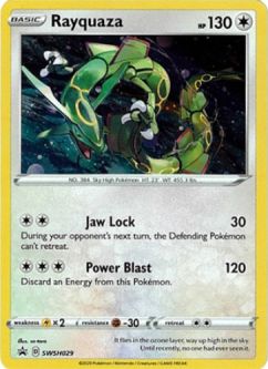 Pokemon Card - S&S Promo SWSH029 - RAYQUAZA