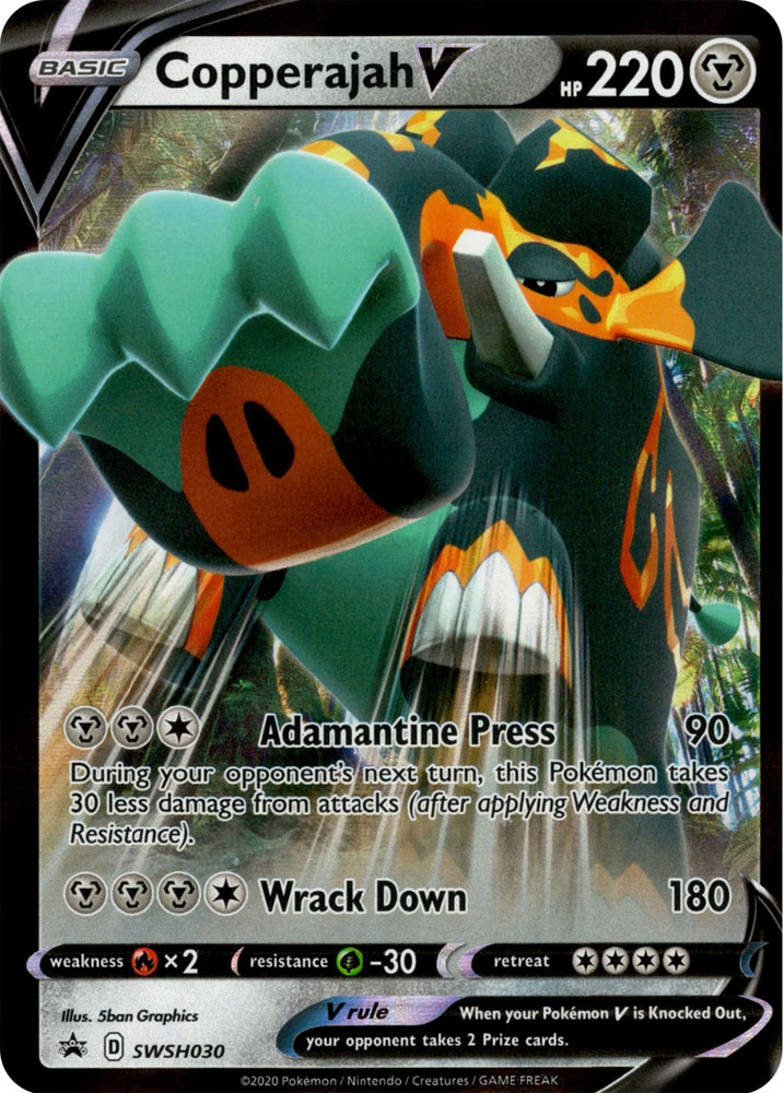 Pokemon Card - S&S Promo SWSH030 - COPPERAJAH V