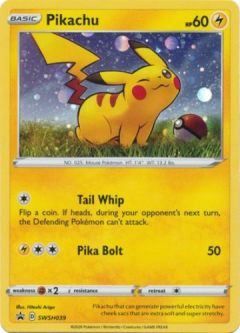 Pokemon Card - S&S Promo SWSH039 - PIKACHU