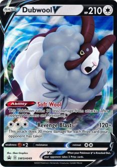 Pokemon Card - S&S Promo SWSH049 - DUBWOOL V