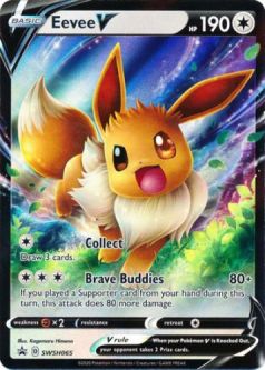 Pokemon Card - S&S Promo SWSH065 - EEVEE V