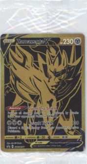 Pokemon Card - S&S Promo SWSH077 - ZAMAZENTA V *SEALED*
