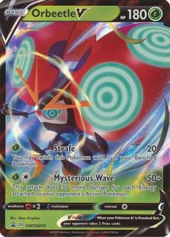 Pokemon Card - S&S Promo SWSH078 - ORBEETLE V