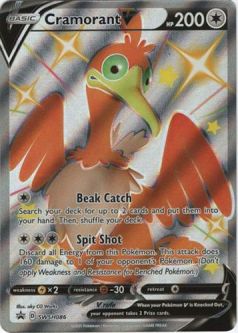 Pokemon Card - S&S Promo SWSH086 - CRAMORANT V