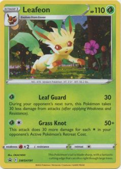 Pokemon Card - S&S Promo #SWSH191 - LEAFEON (holo-foil)