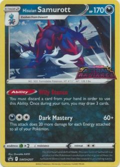 Pokemon Card Promo #SWSH207 - HISUIAN SAMUROTT (holo-foil)