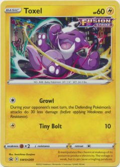 Pokemon Card - S&S Promo #SWSH209 - TOXEL (holo-foil)