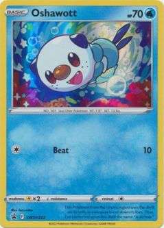 Pokemon Card Promo #SWSH222 - OSHAWOTT (holo-foil)
