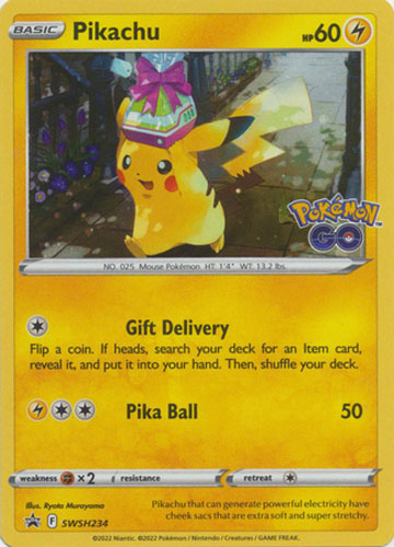 Pokemon Card - S&S Promo #SWSH234 - PIKACHU (holo-foil)