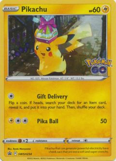 Pokemon Card - S&S Promo #SWSH234 - PIKACHU (holo-foil)