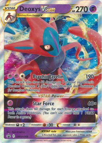 Pokémon TCG Deoxys V SWSH Black Star Promos SWSH266 Holo Promo for sale  online