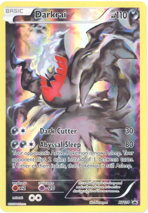 Pokemon Card - XY Promo #XY114 - DARKRAI (holo-foil)