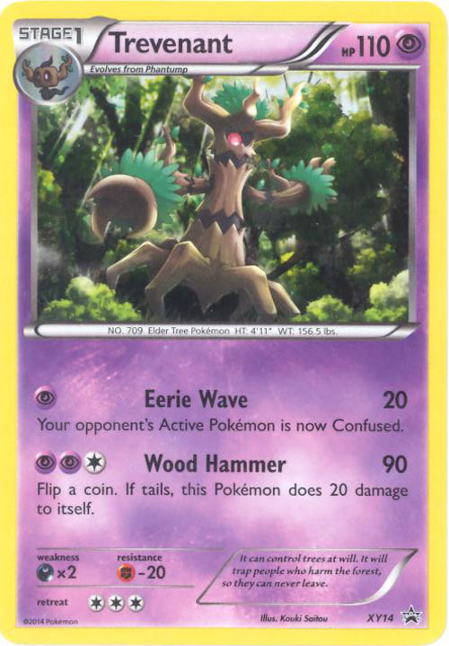 Pokemon Card - XY Promo #XY14 - TREVENANT