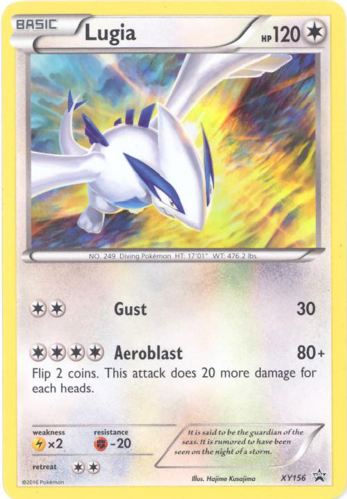 Pokemon Card - XY Promo #XY156 - LUGIA (holo-foil)