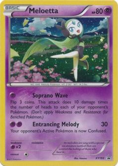 Pokemon Card Promo #XY193 - MELOETTA (holo-foil)