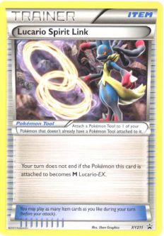 Pokemon Card Promo XY211 - LUCARIO SPIRIT LINK