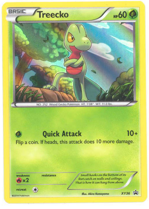 Pokemon Card Promo #XY36 - TREECKO (holo-foil)