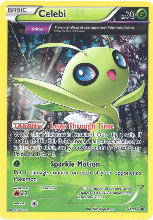 Pokemon Card - XY Promo #XY93 - CELEBI (holo-foil)