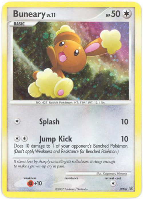 Pokemon Card Promo #DP06 - BUNEARY lv.11 (holo-foil)