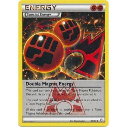 Pokemon Card Double Crisis Rival Ambitions Promo #34/34 - DOUBLE MAGMA ENERGY (uncommon)