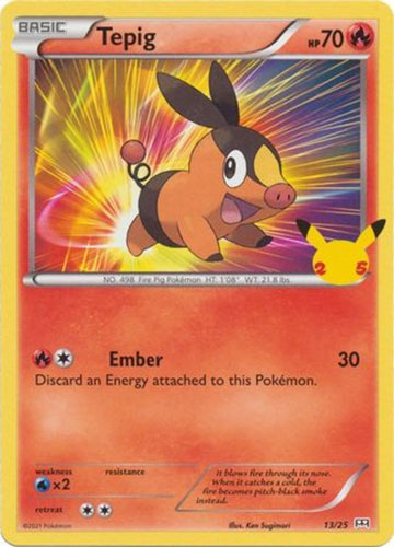 Pokemon Card - McDonalds 2021 Promo 13/25 - TEPIG