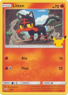 Pokemon Card - McDonalds 2021 Promo 15/25 - LITTEN