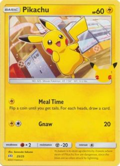 Pokemon Card - McDonalds 2021 Promo 25/25 - PIKACHU