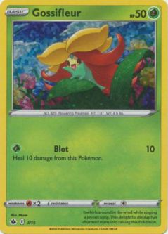 Pokemon Card - McDonalds 2022 Promo 3/15 - GOSSIFLEUR (holo-foil)