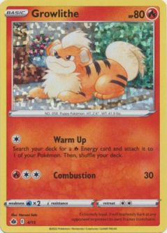 Pokemon Card - McDonalds 2022 Promo 4/15 - GROWLITHE (holo-foil)