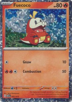 Pokemon Card - McDonalds 2023 Promo 002/015 - FUECOCO (holo-foil)