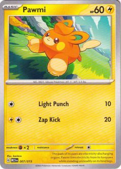 Pokemon Card - McDonalds 2023 Promo 007/015 - PAWMI