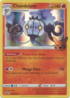 Pokemon Card - Trick or Trade BOOster Promo 033/192 - CHANDELURE (holo-foil)