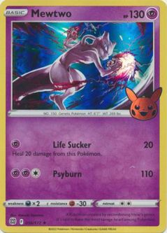 Pokemon Card - Trick or Trade BOOster Promo 056/172 - MEWTWO (holo-foil)